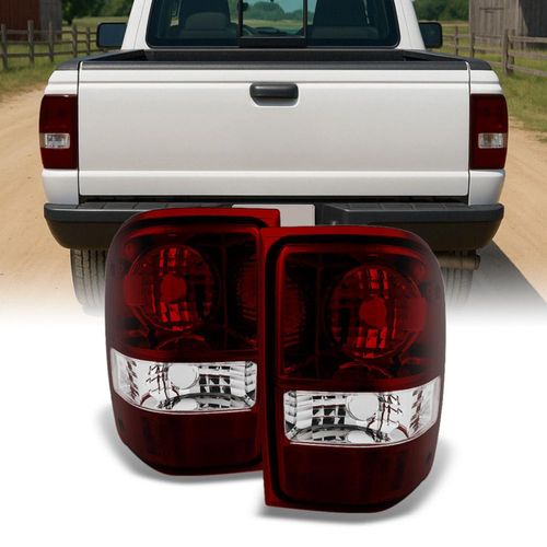Luces traseras AKKON para Ford Ranger 2006-2011 (cromo/rojo)