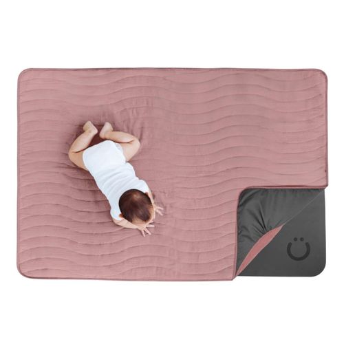 Alfombra para bebé Ubbi 103 cm × 144 cm Lavable Flor de Higo