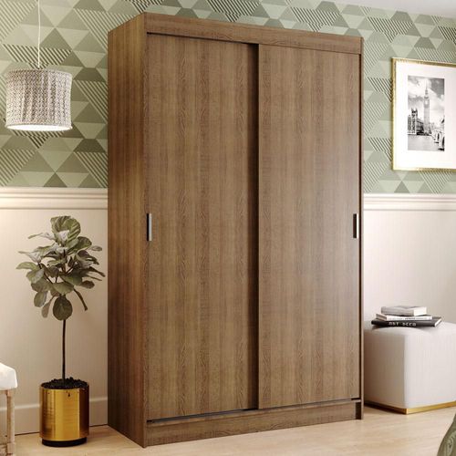 Ropero closet madesa tokio 2 puertas 2 cajones marrón 1