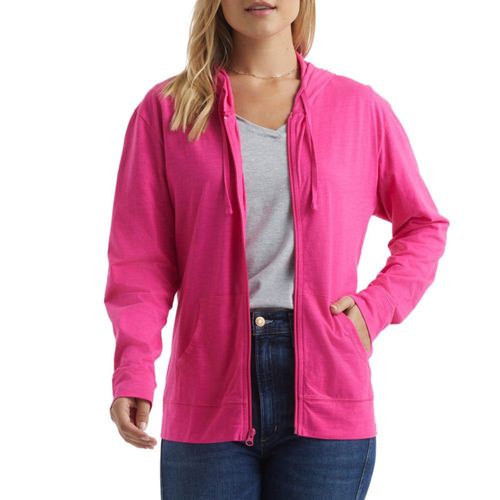 Sudadera con capucha Hanes XXL color Amaranth de jersey slub