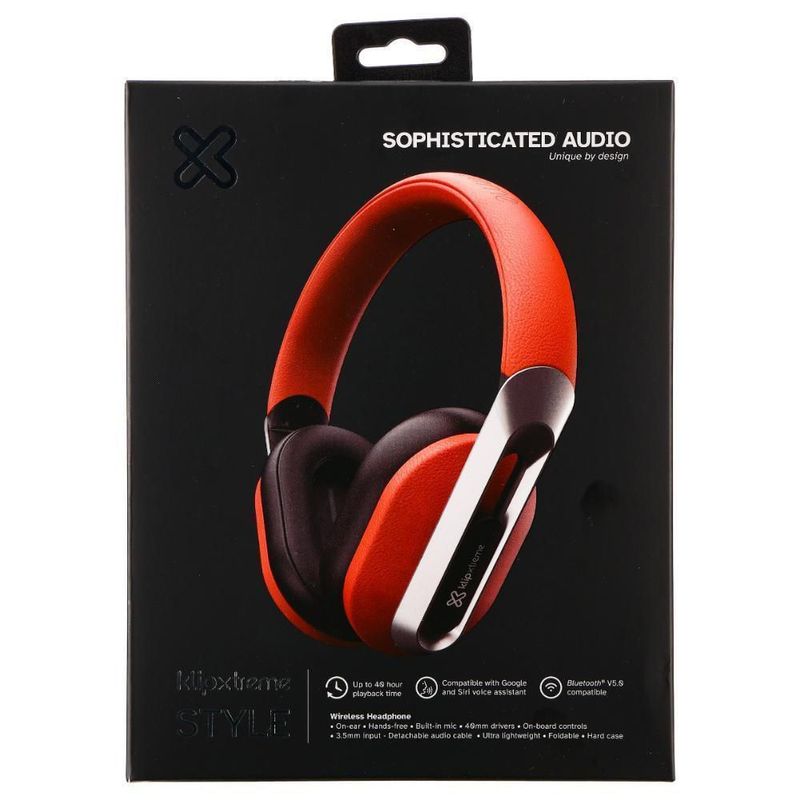 Audífonos Style Inalámbricos Klip Xtreme KWH-750CO Naranja