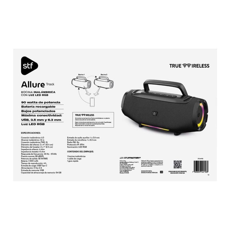 Bocina Inalámbrica STF Allure Track