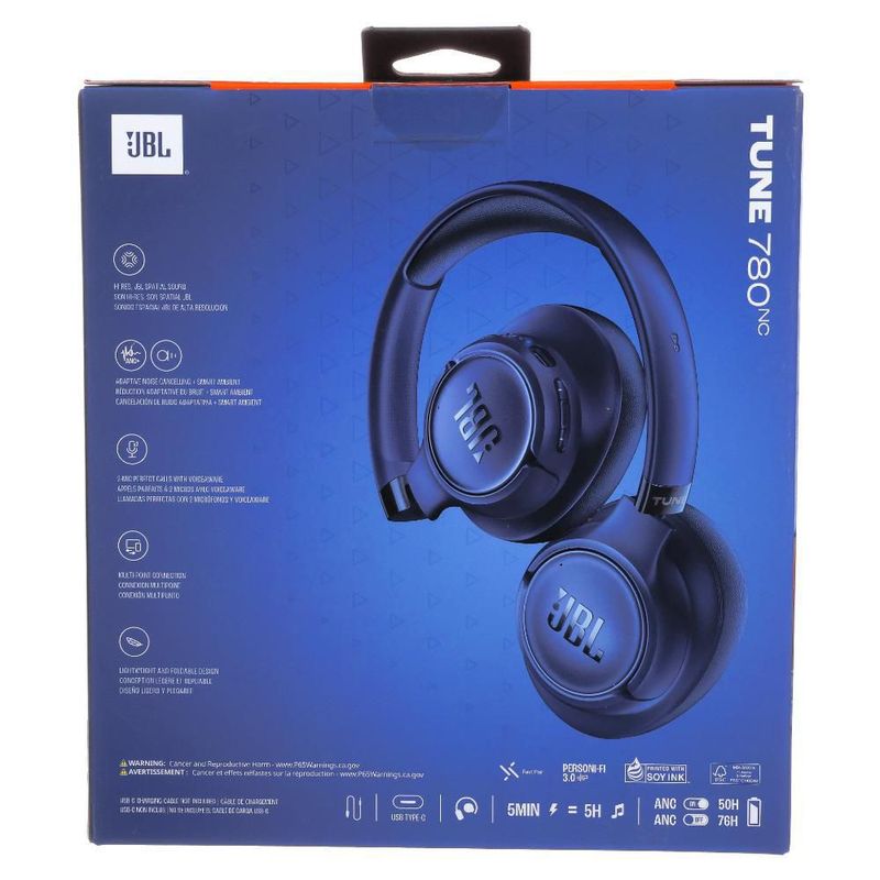 Audífonos On Ear JBL Tune 780NC Azul