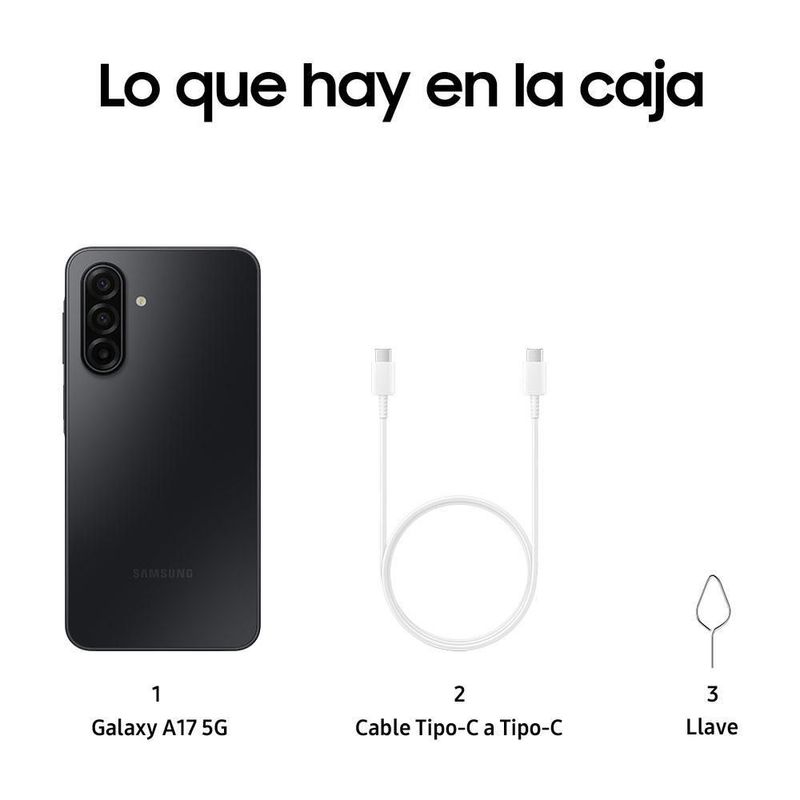 Samsung Galaxy A17 128GB Telcel Negro