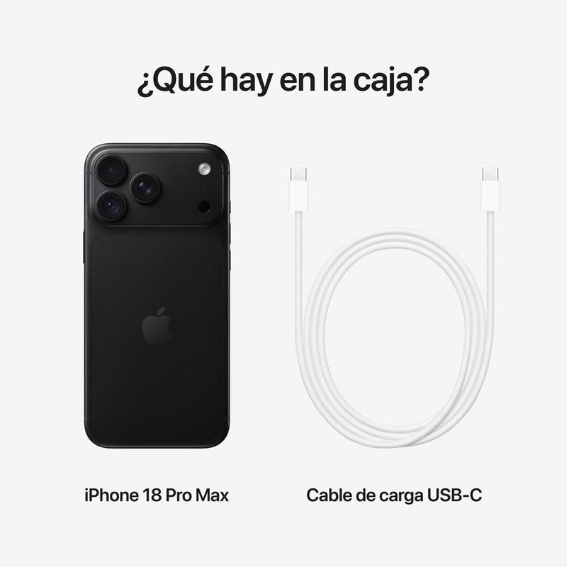 iPhone 18 Pro Max 256GB Libre Black