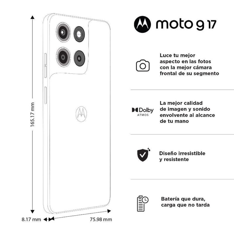 Motorola Moto G17 256GB AT&T Rosa