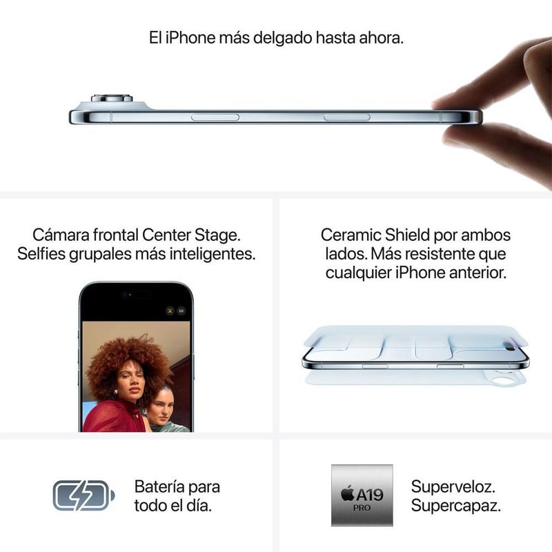 iPhone Air 256GB Libre Cloud White