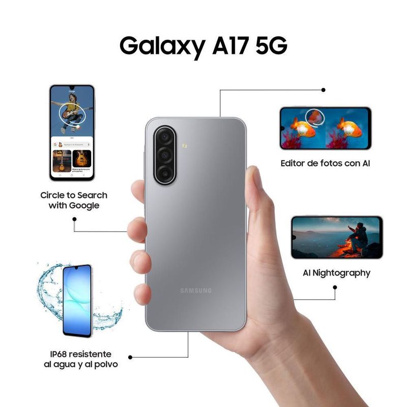 Samsung Galaxy A17 128GB Libre Azul
