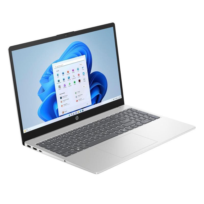 Laptop HP 15-fc0265la AMD Ryzen5 8GB RAM 512GB SSD Plata