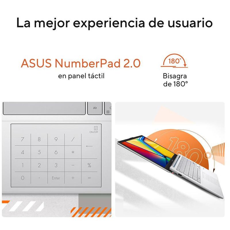 Laptop Asus Vivobook Go 15 AMD Ryzen5 16GB RAM 512GB Cool Silver