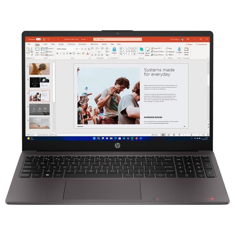LAPTOP HP NOTEBOOK 250 i3 8GB RAM 512GB SSD Negra