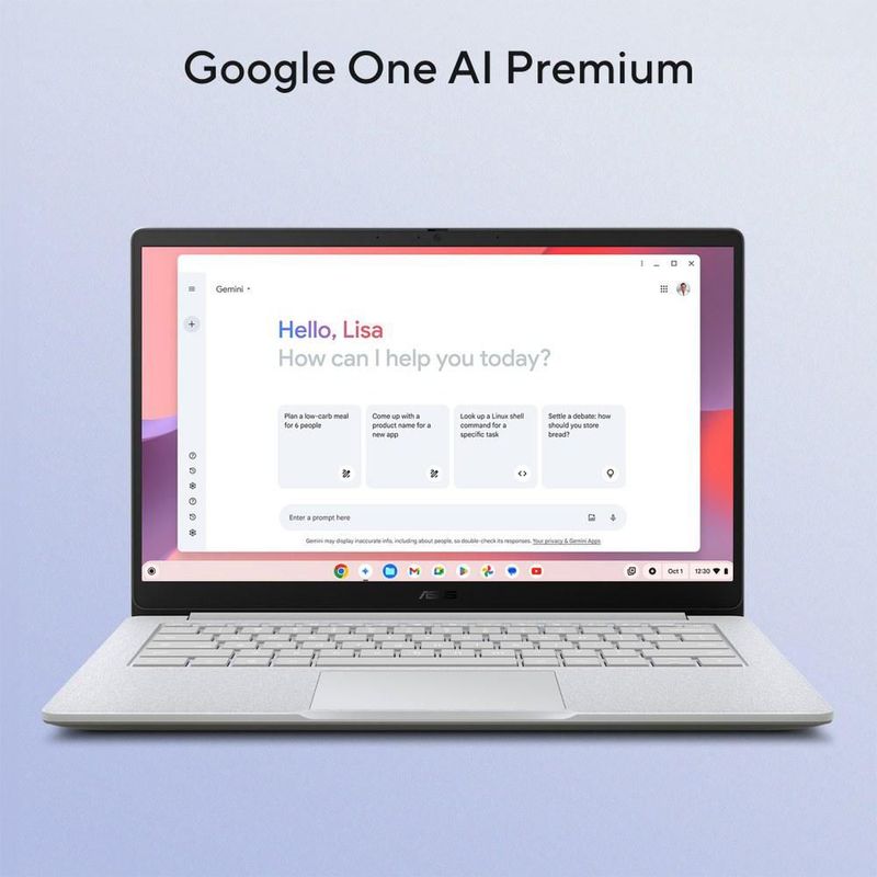 Chromebook Asus CX1405CTA Intel N50 8GB RAM 128GB SSD Gris