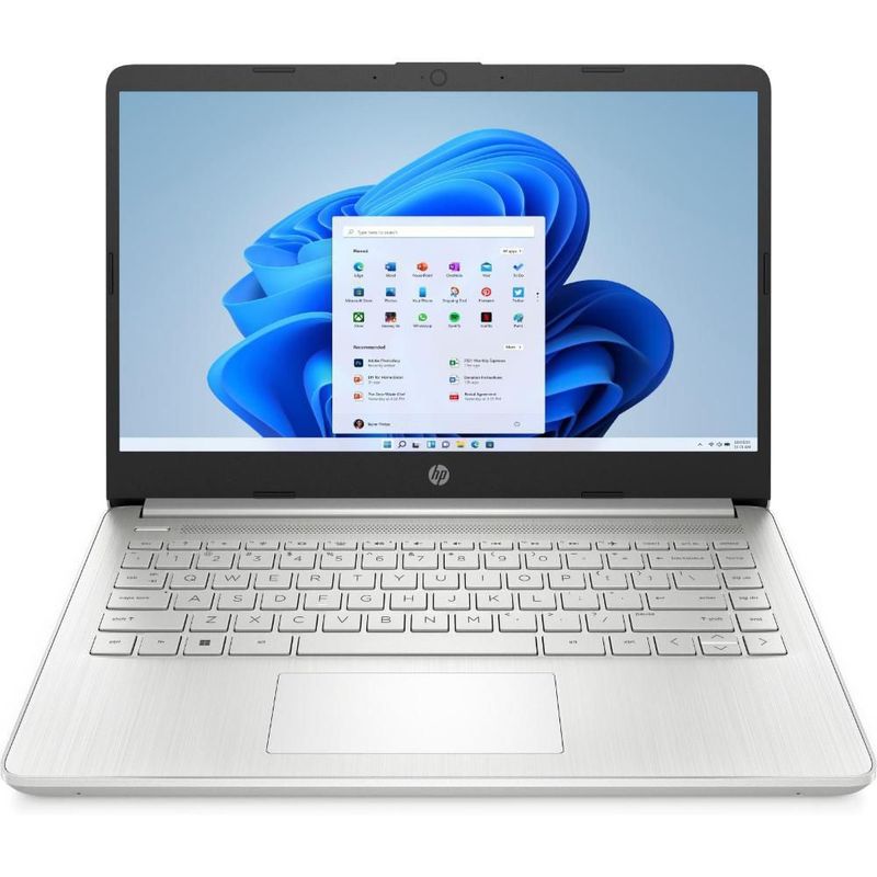 Laptop HP 14-DQ0532LA Intel Celeron N4120 4GB RAM 128 GB SSD Plateada