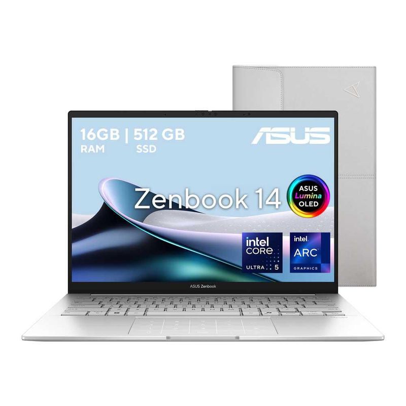 Laptop Asus Zebook 14 Ultra 5 16GB RAM 512GB SSD Cool Silver