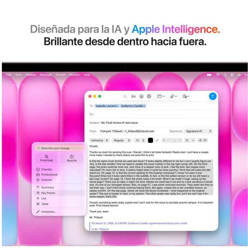 MacBook Neo Apple 8GB RAM 256GB SSD Rosa