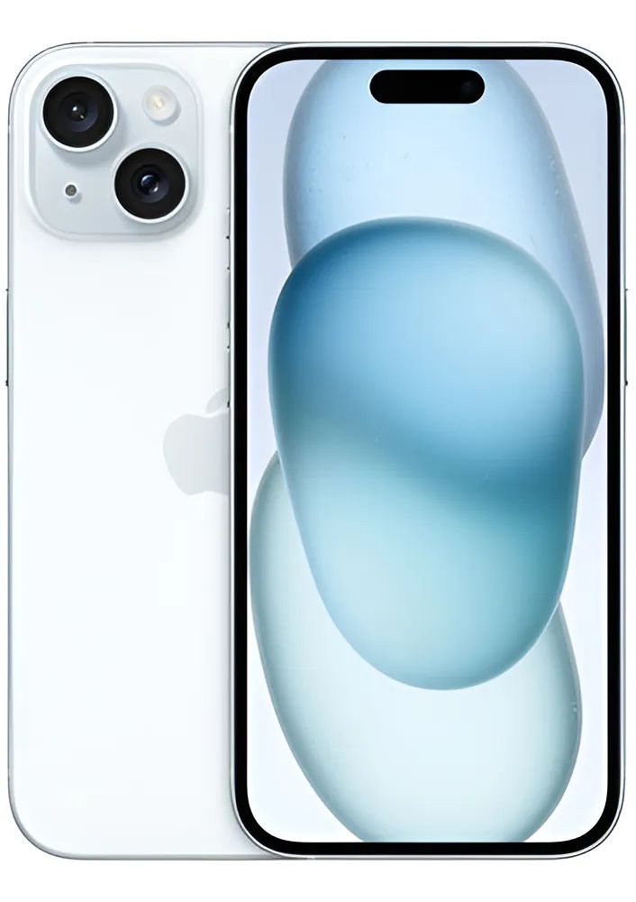 iPhone 15 128GB Azul - Grado A Excelente. Pantalla con Dynamic Island, Chip A16 Bionic y Cámara de 48MP.