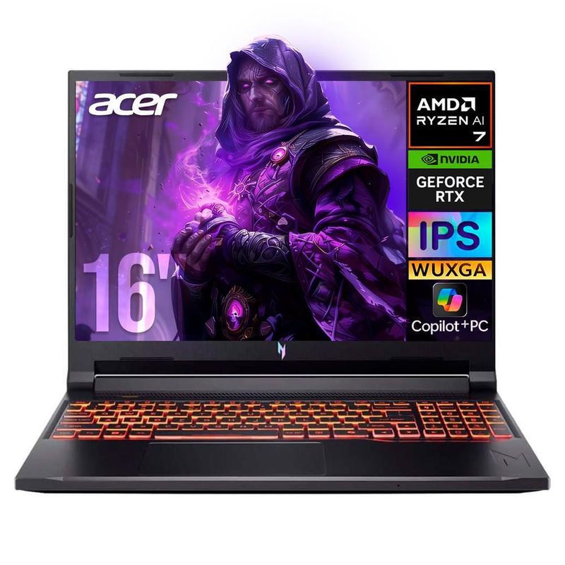 Laptop acer nitro v 16 geforce rtx 5060 ryzen ai 7 350 16"