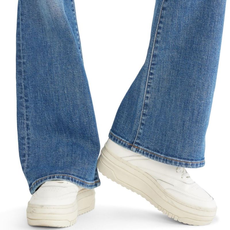 Jean Flare AEROPOSTALE Lavado Oscuro Cintura Baja