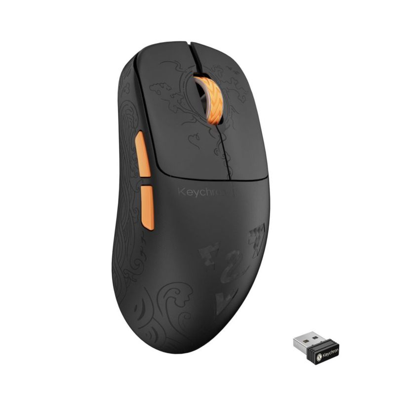Mouse Keychron G3 8K Inalámbrico 30000 DPI 47g Negro