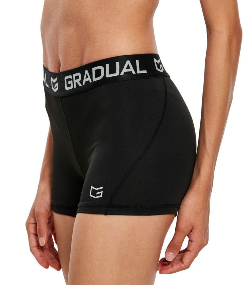 Shorts de compresión de spandex G Gradual para voleibol