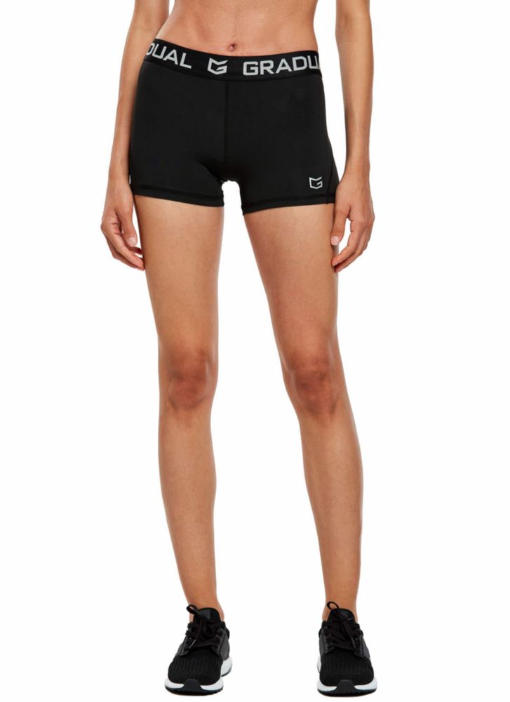 Shorts de compresión de spandex G Gradual para voleibol