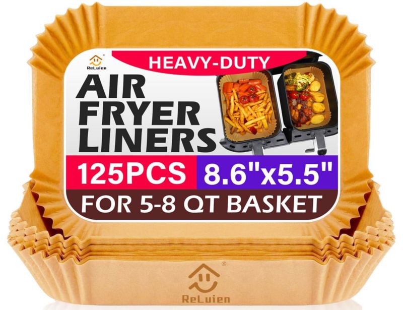 Forros Desechables para Freidora de Aire ReLuien 22x14 cm