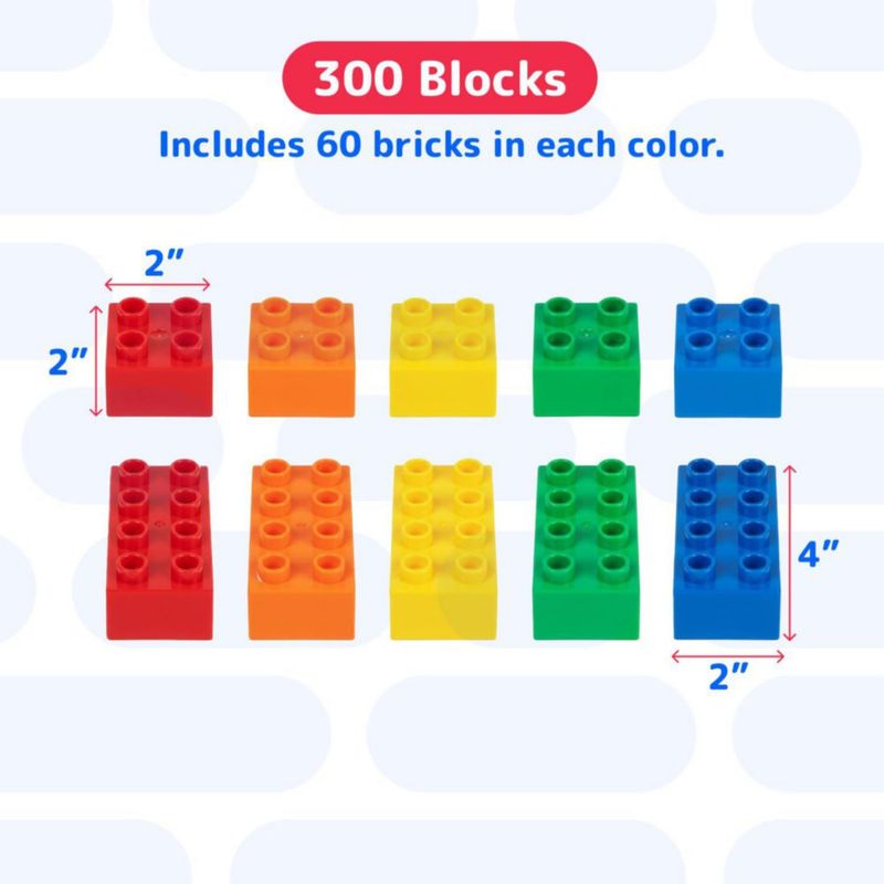 Bloques de construcción PREXTEX 300 Jumbo Bricks para niños mayores de 3 años