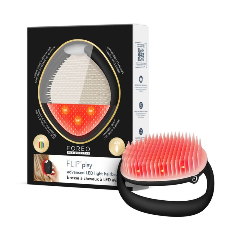 Cepillo para el cabello FOREO FLIP Play Advanced LED inalámbrico