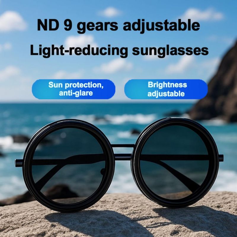 Gafas de sol Minedmh ajustables polarizadas UV400 doradas