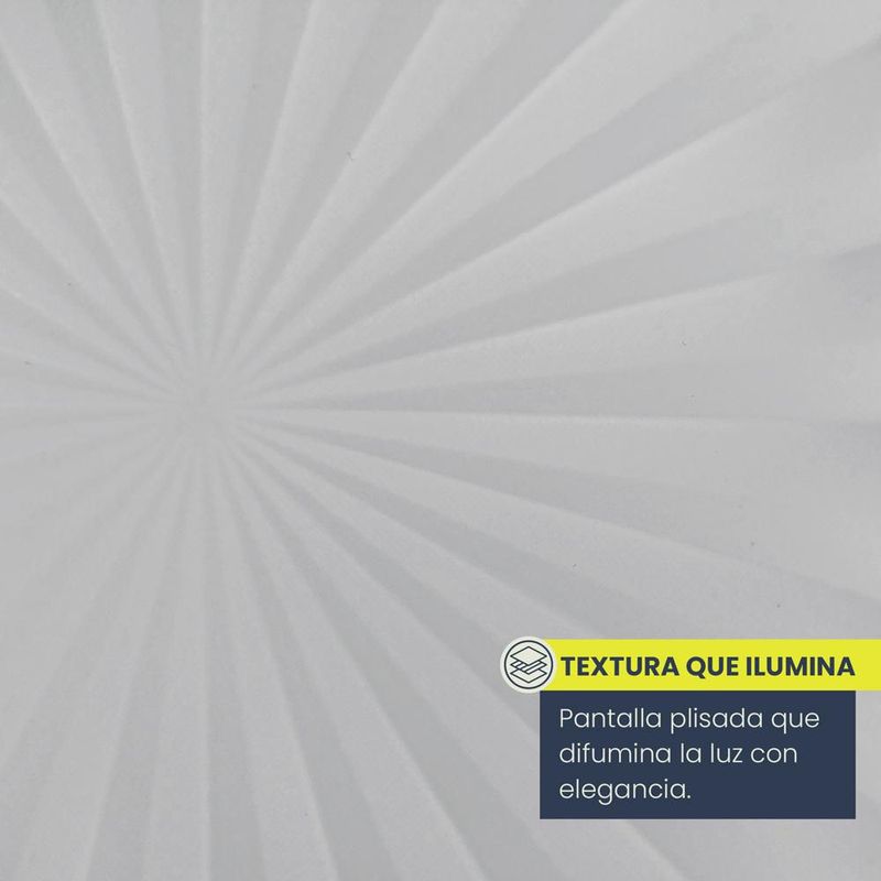 Lampara arbotante para interior Ikeya color blanco Mil luces