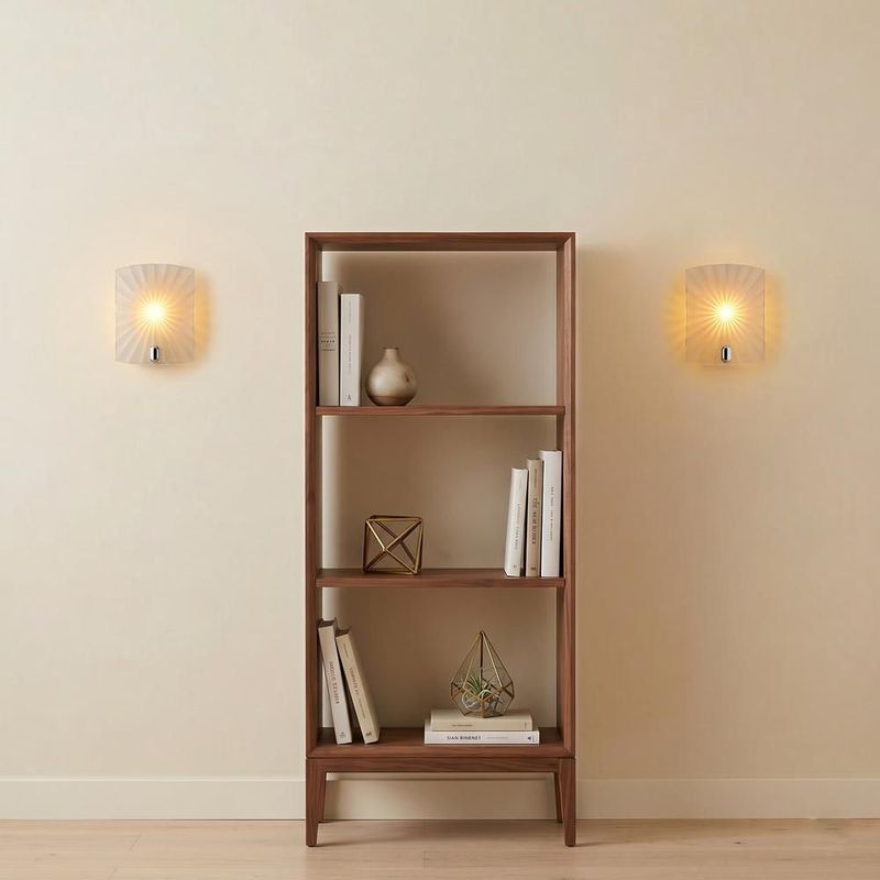 Lampara arbotante para interior Ikeya color blanco Mil luces