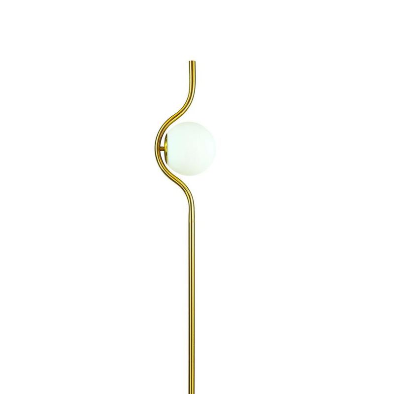 Lampara de pie Zibal color dorado Mil luces