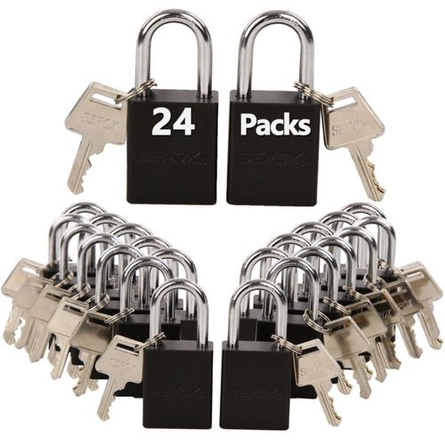 Candado de aluminio SEPOX 24 piezas 38 cm llaves diferentes
