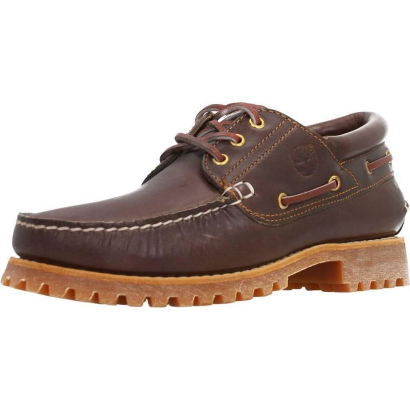 Zapato Náutico Timberland 10 M US Marrón 3-Ojales con Tacos