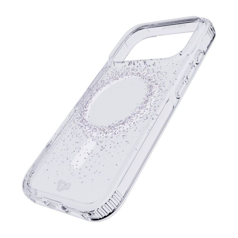 Tech21 EvoSparkle Funda Glitter Compatible iPhone MagSafe Brillante Rudo