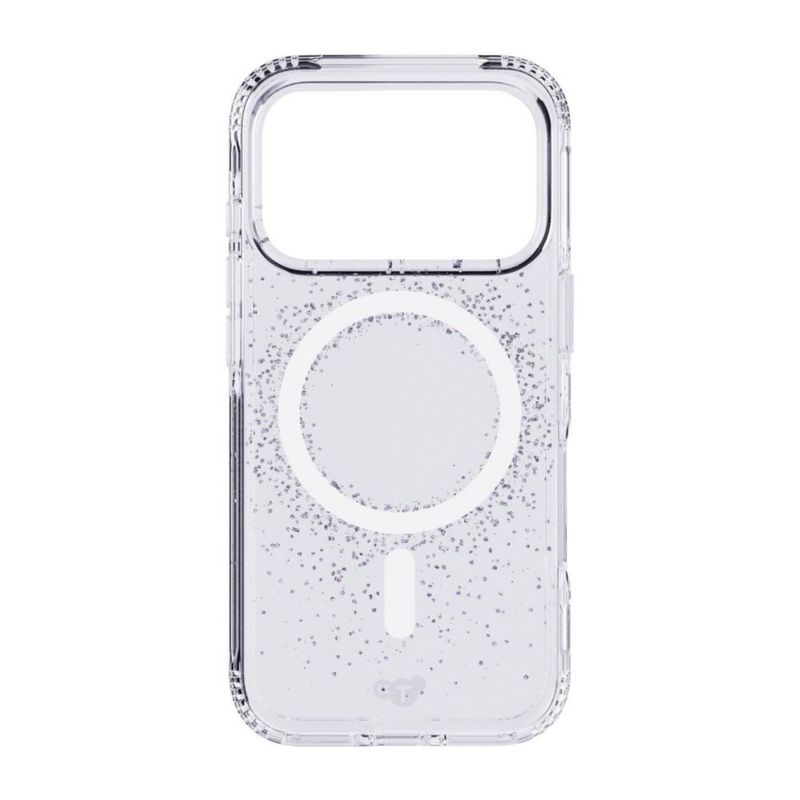 Tech21 EvoSparkle Funda Glitter Compatible iPhone MagSafe Brillante Rudo