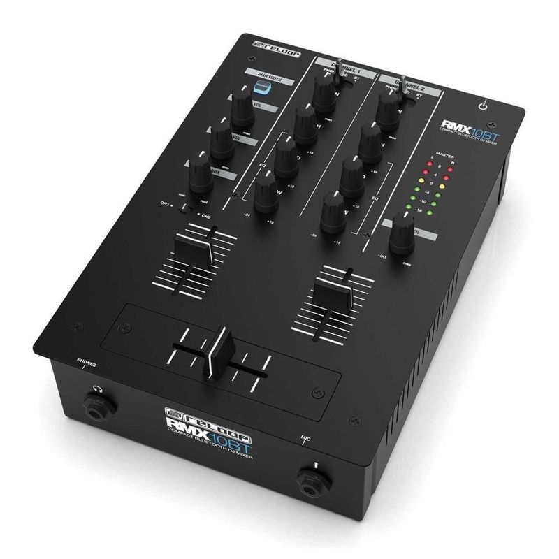 Mixer profesional para dj con bluetooth reloop rmx-10 bt