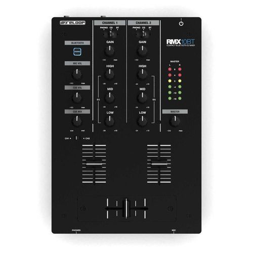 Mixer profesional para dj con bluetooth reloop rmx-10 bt