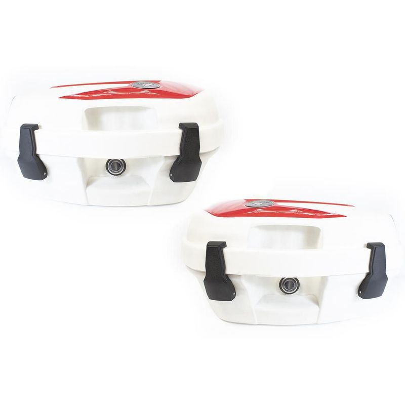 Alforja rigida porta equipaje 20l c/luz rojo