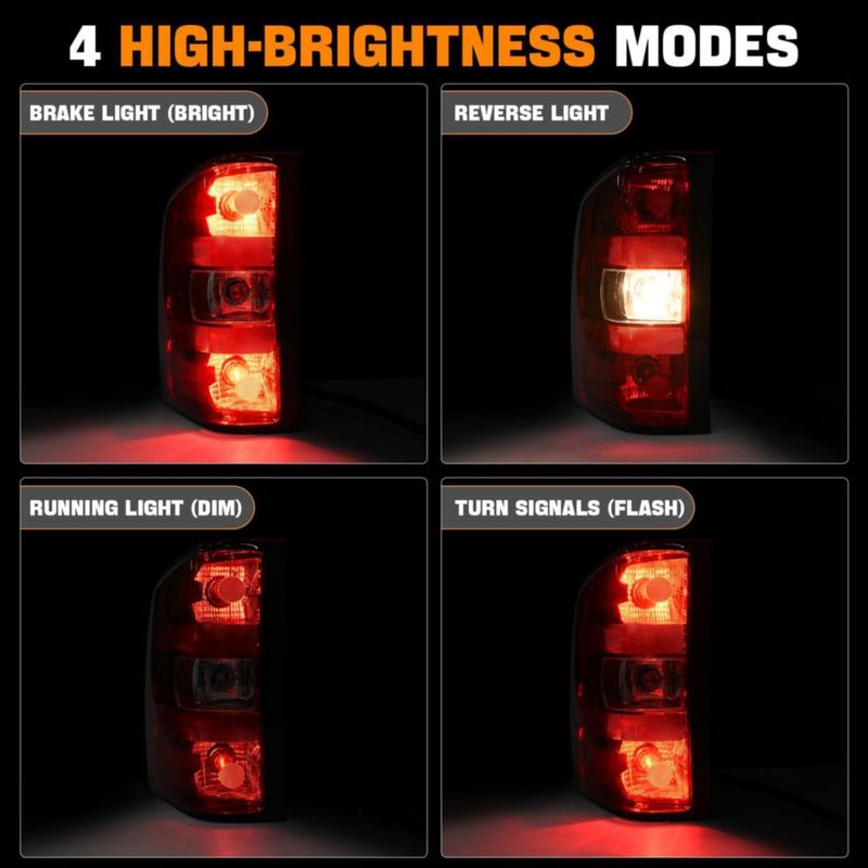Luces traseras BeamTrack para Chevy Silverado 07‑13