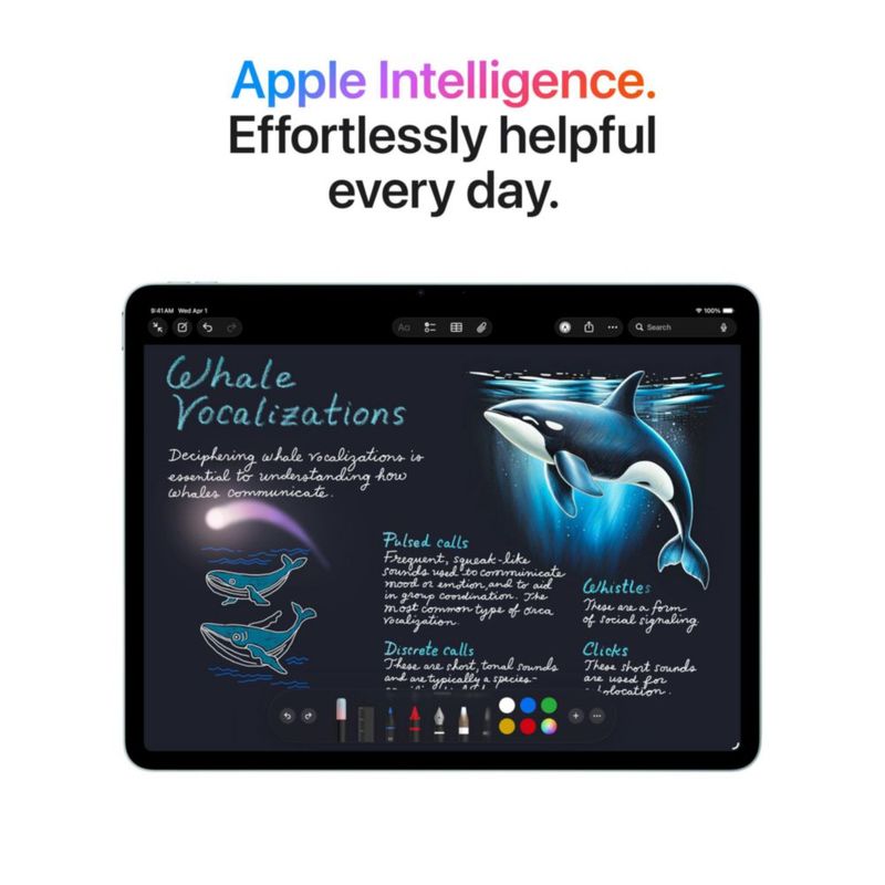Tableta Apple iPad Air M4 de 11\" 128 GB Wi‑Fi 7 Starlight