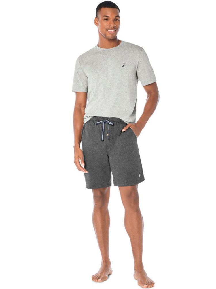 Pantalones cortos Nautica Anchor Knit gris jaspeado
