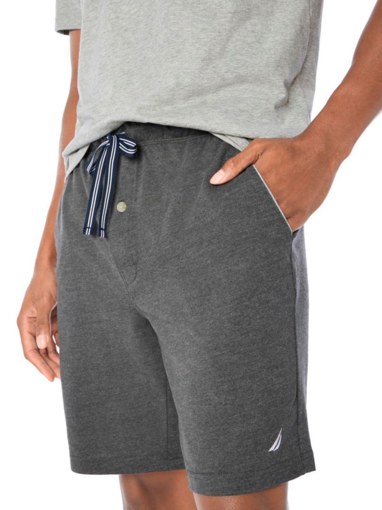 Pantalones cortos Nautica Anchor Knit gris jaspeado