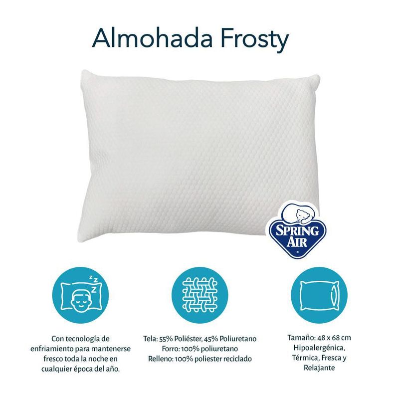 Edredon Dos vistas King Size Rogga Negro-Gris Claro+ Almohada Frosty  2 CDZ