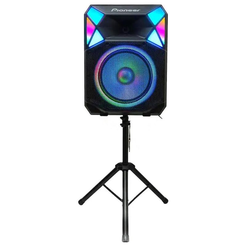 PIONEER PSX615 Altavoz para Fiestas, 700W, Woofer de 15", Bluetooth 5.4 con Auracast, Luces RGB, Entradas XLR y USB