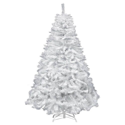 Arbol Navidad 1.60 M  Blanco Frondoso  Pino Artificial Jardimex