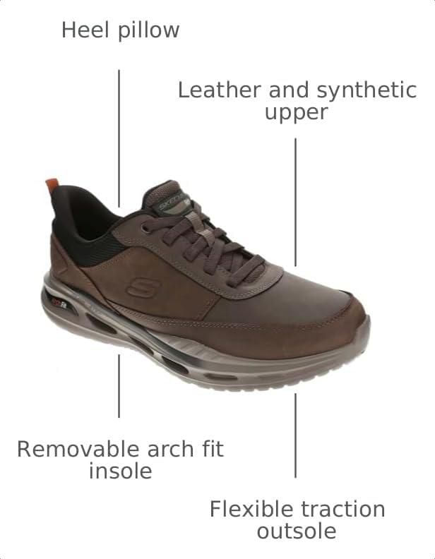 Zapatillas Skechers Arch Fit Orvan color Cacao US talla 11
