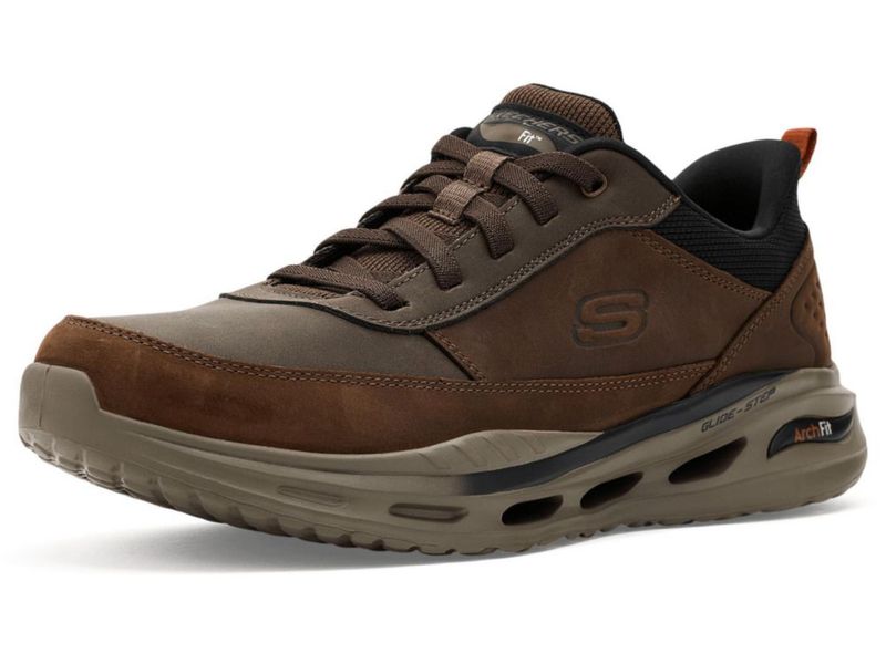 Zapatillas Skechers Arch Fit Orvan color Cacao US talla 11