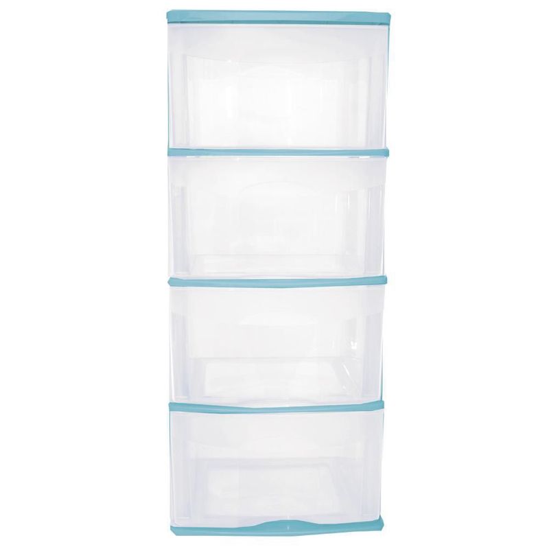 Caja plástico organizador cajonera 4 cajones altos 83*39*35