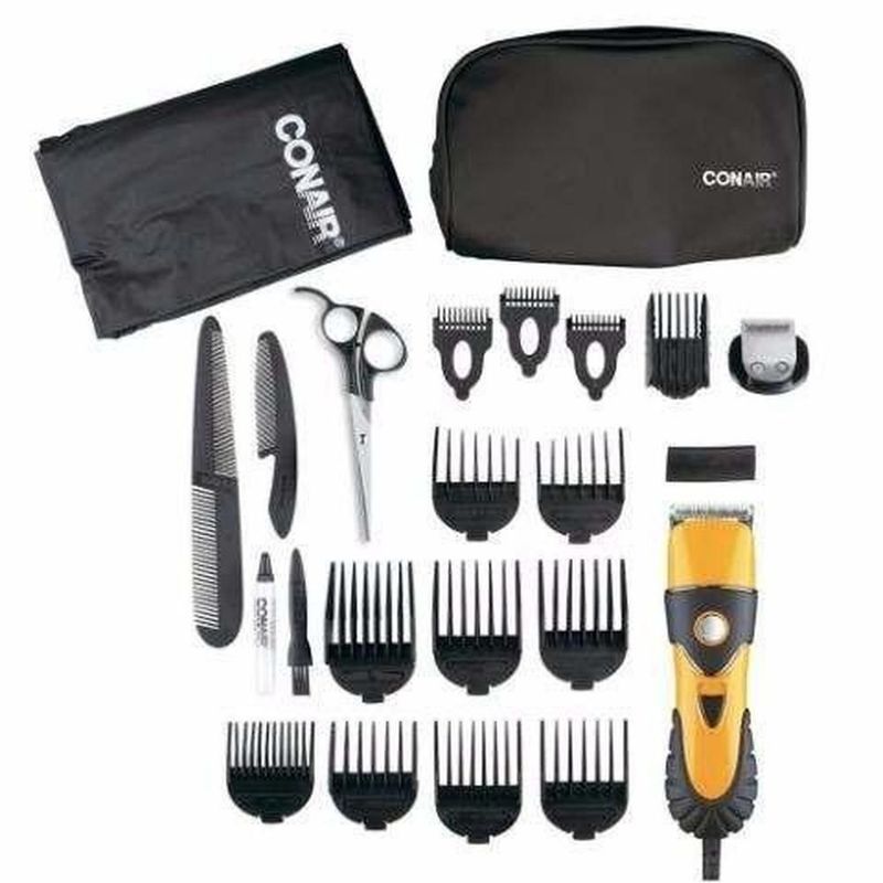 Kit peluquería conair máquina recortadora bigote barba viaje hct420